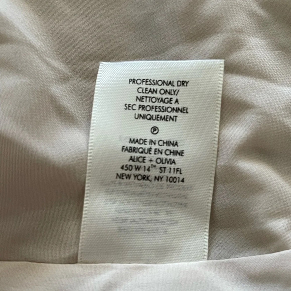 ALICE AND OLIVIA Tiered Lace Mini Dress, Black/tan - Picture 5 of 8